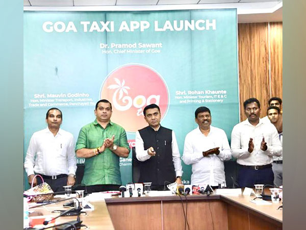 Goa tourism dept unveils 'Goa Taxi App' to elevate travel experience. (Photo/ANI)