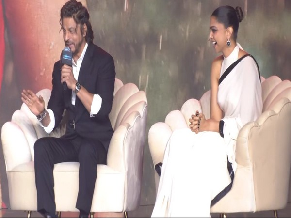 Shah Rukh Khan, Deepika Padukone (Image source/ANI)