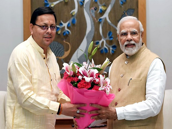 Prime Minister Narendra Modi and Uttarakhand Chief Minister Pushkar Singh Dhami (File photo/ANI)