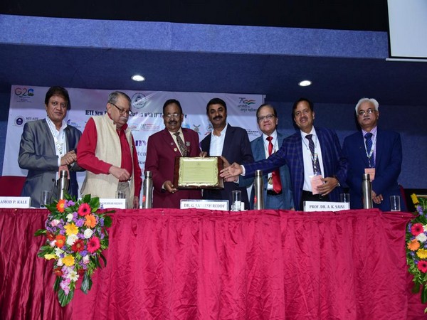 Scientific Advisor to Defence Minister Satheesh Reddy conferred with IETE's Honorary Fellowship'23. (Photo/ANI)
