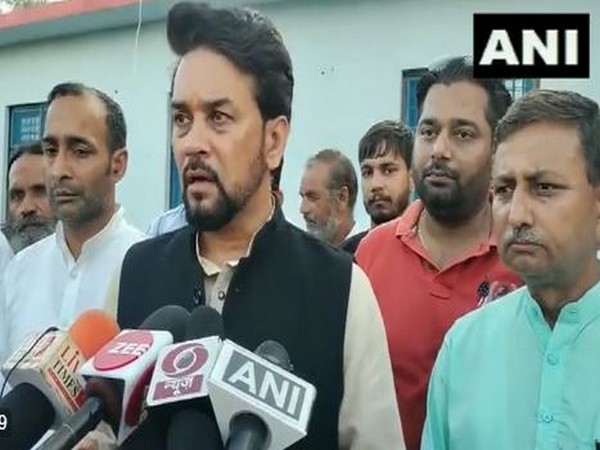 Union Minister Anurag Thakur (Photo/ANI)