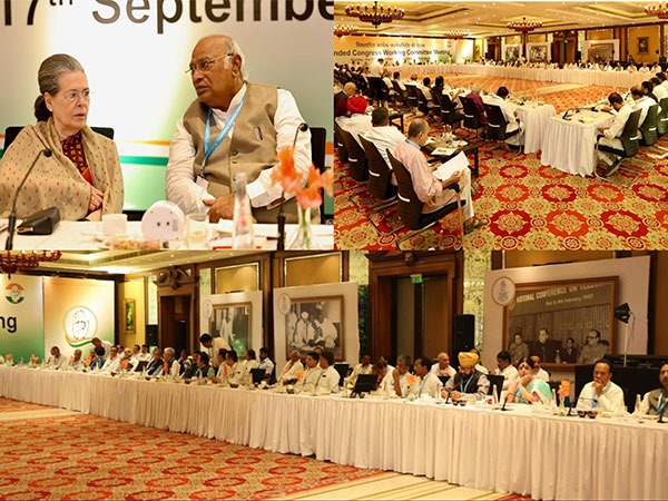 Congress Working Committee meeting concludes. (Images: Congress)