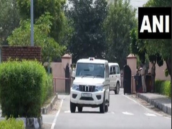 Arrested Haryana Congress MLA Mamman Khan being taken to Nuh District Court on Sunday.(Photo/ANI)