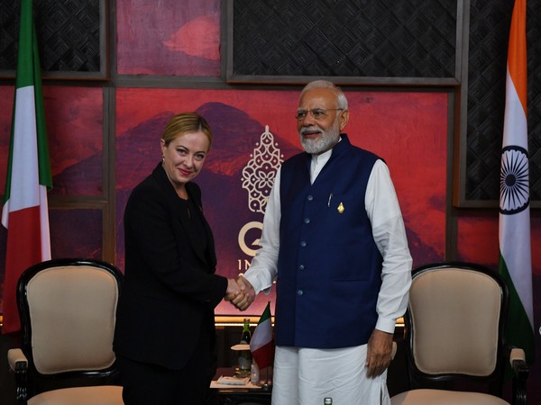 Prime Minister Narendra Modi and Italian Prime Minister Giorgia Meloni on November 16 held bilateral meeting on the sidelines of the G20 Summit. (Photo/ANI)