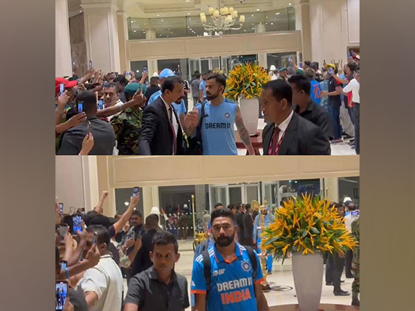 Asia Cup champion team India returns to hotel (Photo: ANI)
