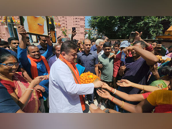 West Bengal Leader of Opposition Suvendu Adhikari performed puja at Jankinath temple in Nandigram on Prime Minister Narendra Modi's 73rd birthday (Photo credit/Suvendu Adhikari X handle)