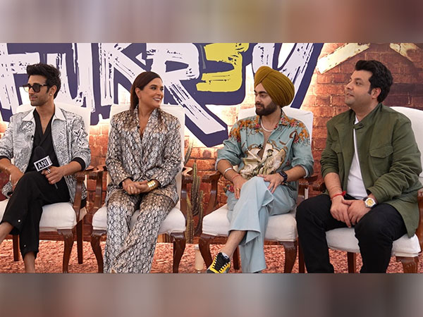 Pulkit Samrat, Richa Chadha, Manjot Singh, Varun Sharma (Image source/ANI)