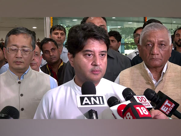 Union Civil Aviation Minister Jyotiraditya Scindia (Photo/ANI)