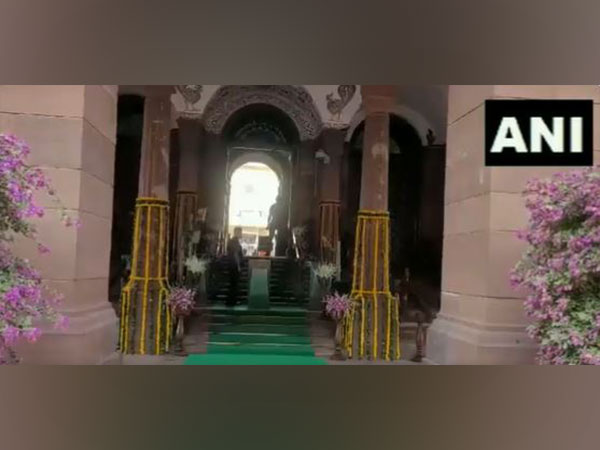 Visuals from the old Parliament building (Photo/ANI)