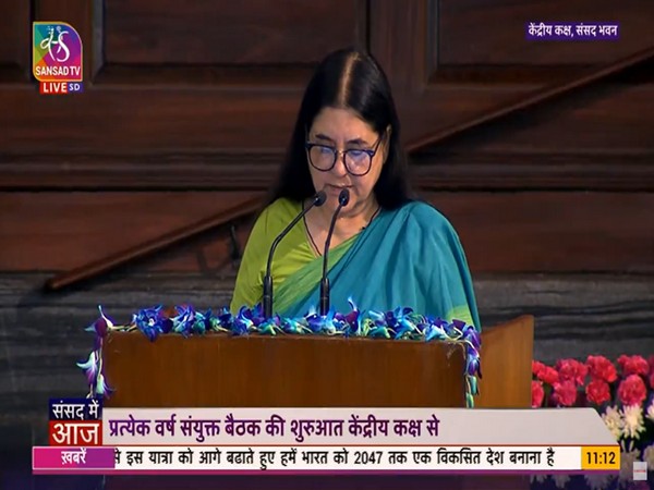 BJP MP Maneka Gandhi. (Photo/'Sansad TV)