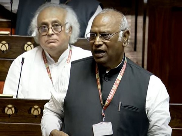 Leader of Opposition in Rajya Sabha Mallikarjun Kharge (Photo/Sansad TV)