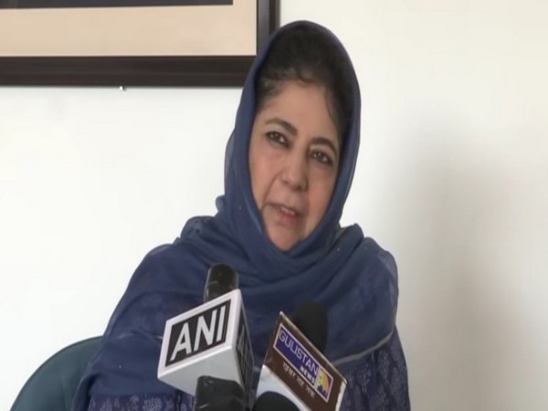PDP Chief Chief Mehbooba Mufti (Photo/ANI)