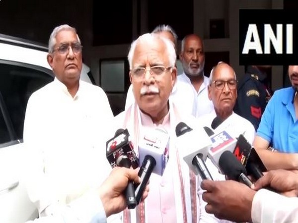 Haryana Chief Minister Manohar Lal Khattar (Photo/ANI)