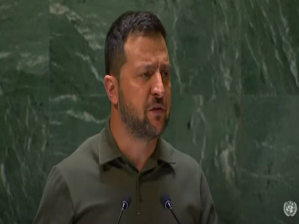 Ukrainian President Volodymyr Zelenskyy in New York (Photo Credits: Youtube/Screengrab from United Nations)