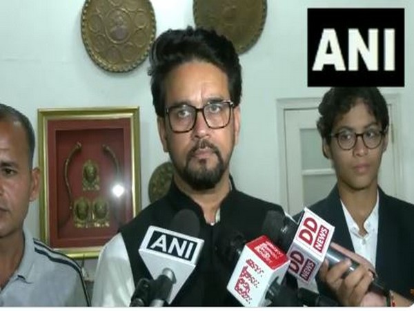 Union Minister Anurag Thakur (Photo/ANI)