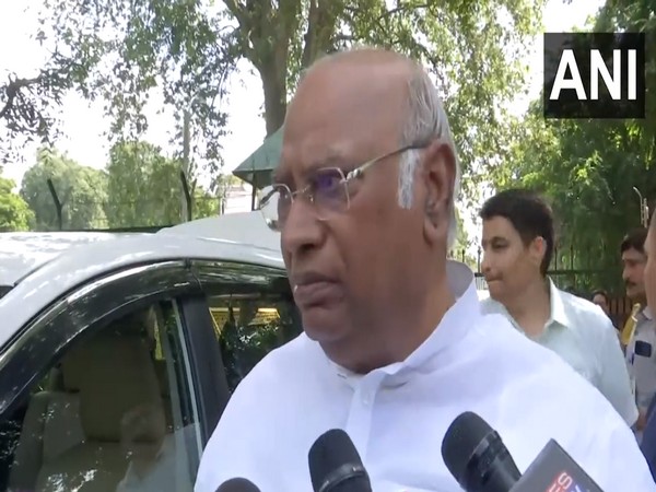 Congress president and Leader of Opposition (LoP) in Rajya Sabha Mallikarjun Kharge. (Photo/ANI)