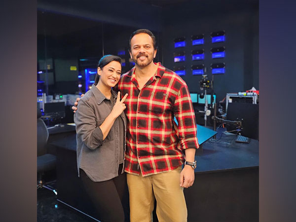 Shweta Tiwari with Rohit Shetty (Image Source; Instagram)
