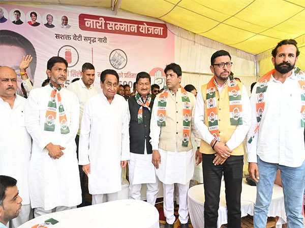 Leaders joined the Congress party in presence of Kamal Nath (Photo / X)