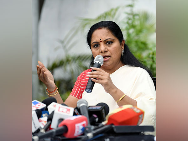 BRS MLC K Kavitha (File Photo/ANI)