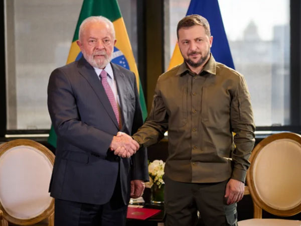 Brazilian President Luiz Inacio Lula da Silva, Ukrainian President Volodymyr Zelenskyy (Image Credit: X/@ZelenskyyUa)