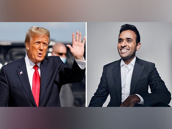 Former President Donald Trump and Indian-American candidate Vivek Ramaswamy (Phot credit: X)