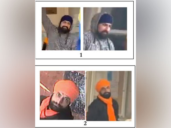 Pictures of four persons out of ten involved in an attack in Indian Mission in US earlier this year (photo credit/ NIA)