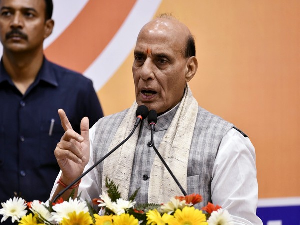 Union Defence Minister Rajnath Singh (Image/ANI)