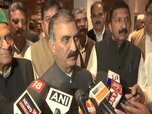 Himachal Chief Minister Sukhwinder Singh Sukhu (File photo/ANI)