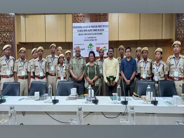 Three-day Wildlife Crime Investigation training program organised for newly recruited foresters at Kaziranga National Park (Photo/ANI)