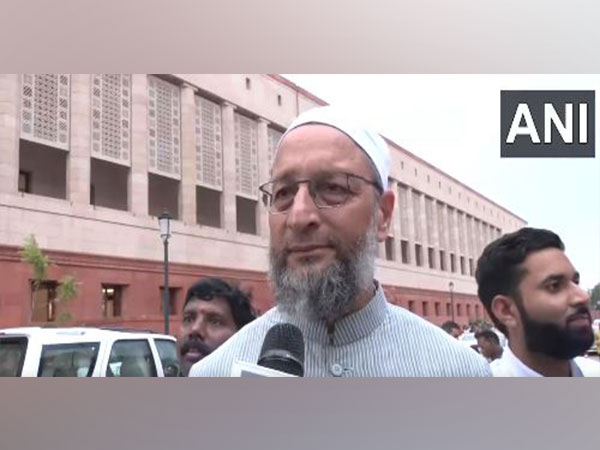 All India Majlis-E-Ittehadul Muslimeen (AIMIM) MP Asaduddin Oswasi (Photo/ANI)