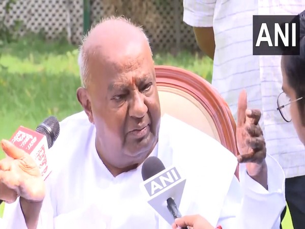 Former Prime Minister and Janata Dal-Secular (JDS) national president HD Deve Gowda. (Photo/ANI)