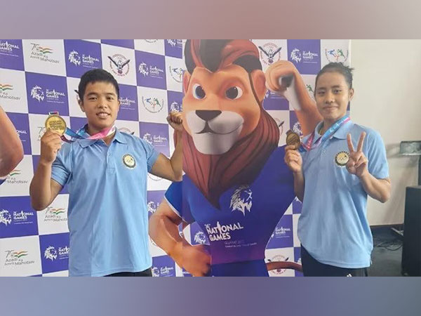 Onilu Tega and Nyeman Wangsu. (Photo: Twitter/Khelo India)