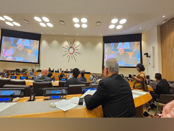 MEA Secretary (West) Sanjay Verma at Commonwealth Environment and Climate Ministers’ Meeting in New York. (Photo Credit: X/@SanjayVermalFS)