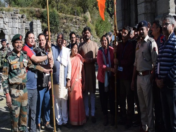 Annual Harmukh Gangabal Yatra begins from Ganderbal in Jammnu and Kashmir (Photo/ANI)