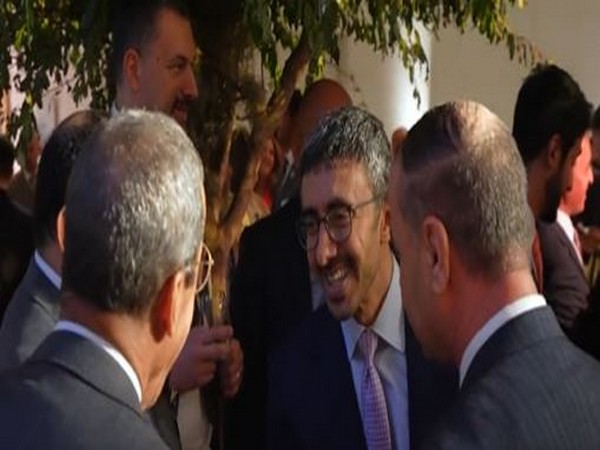UAE Minister of Foreign Affairs hosts official reception in New York (Screengrab of video posted by Office of the UAE Minister of Foreign Affairs on X)