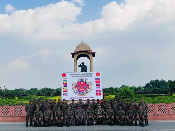 Indian Army contingent that left for Russia (Photo/ANI)