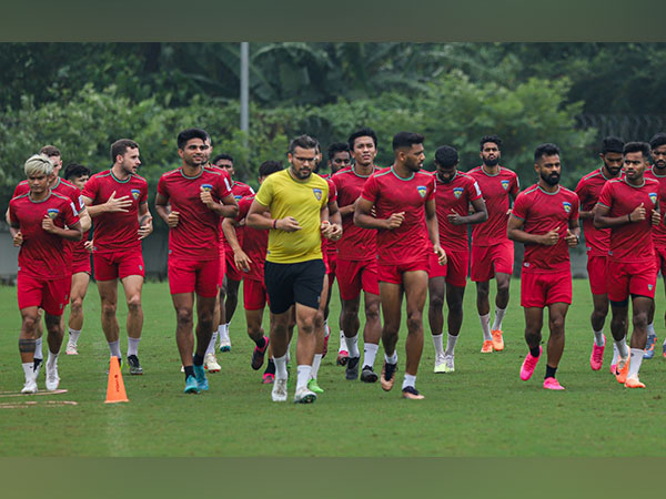 Chennaiyin FC players in training session (Photo: Chennaiyin FC)