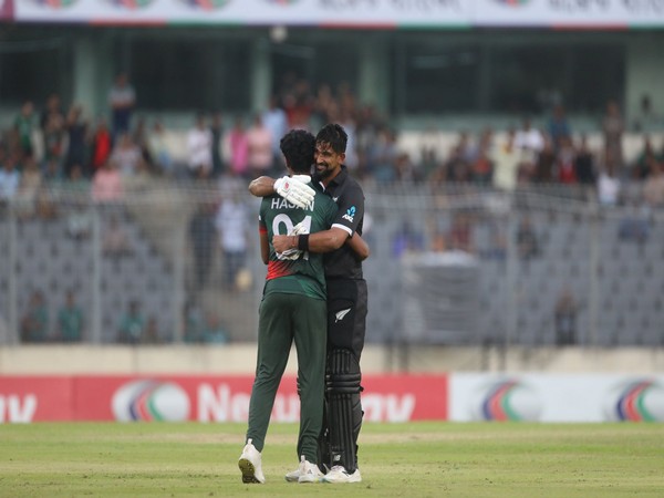Ish Sodhi and Hasan Mahmud (Image: Twitter/ Blackcaps) 