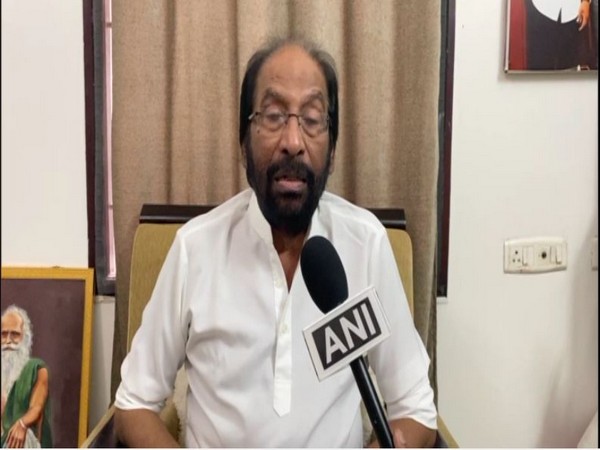 DMK Rajya Sabha member Tiruchi Siva (Photo/ANI)