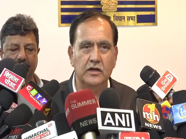 Himachal Pradesh Assembly Speaker Kuldeep Singh Pathania (Photo/ANI)