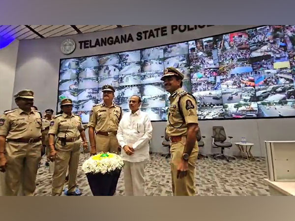 Telangana Home Minister Mohammed Mahmood Ali during the event (Photo/ANI)