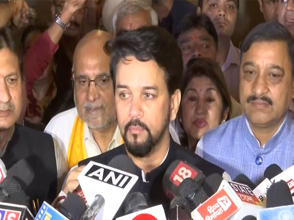 Union Minister for I&B and Youth Affairs Anurag Thakur (Photo/ANI)