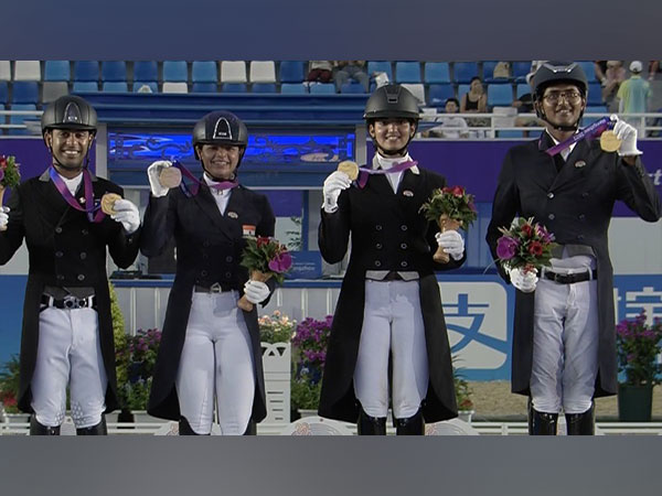 Indian Equestrian Team. (Picture: Anurag Thakur Twitter)