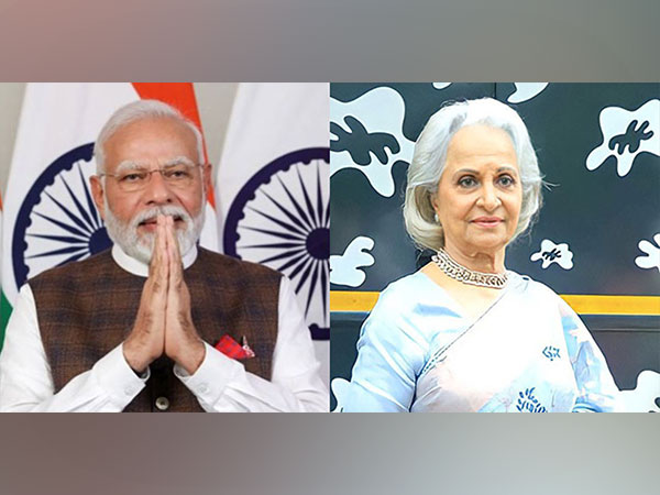 Prime Minister Narendra Modi, Waheeda Rehman (File photo/ANI, Twitter)