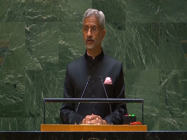 EAM Jaishankar addressing United Nations General Assembly (Photo/ANI)