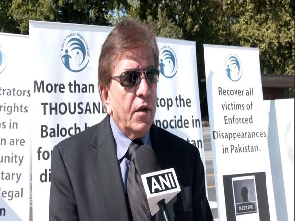 Member of Baloch Human Rights Council, Razzak Baloch (Photo/ANI)