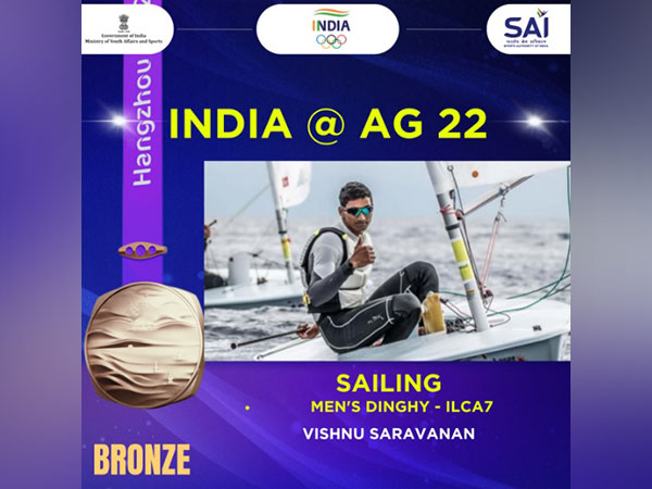 Vishnu Saravanan. (Picture: SAI Media Twitter)