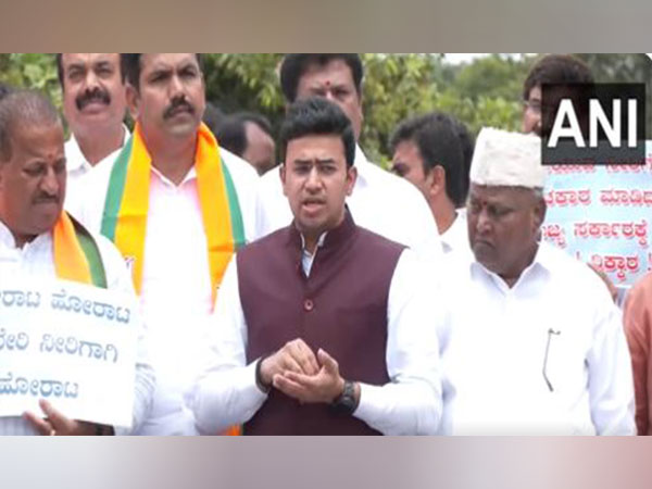 BJP Member of Parliament from Bangalore South Tejasvi Surya. (Photo/ANI)