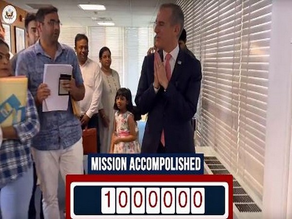 US Mission to India surpasses one million visa applications in 2023 (Photo Credits: X/@USAndIndia)