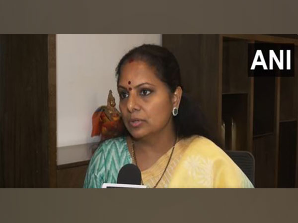 Bharat Rashtra Samithi (BRS) MLC K Kavitha (Photo/ANI)